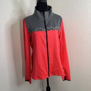 Victorias Secret PINK Ultimate Womens Zip-Up Jacket Size L Polyester/Elastane Co